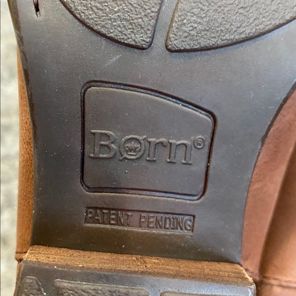 Nwob Born brown Leather western inspired comfort Boots sz 9 - Picture 9 of 12